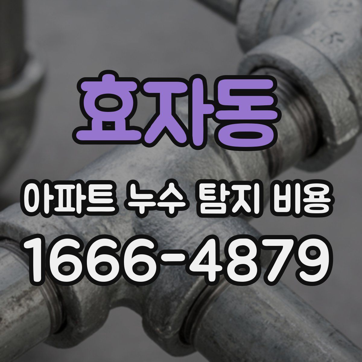 효자동 아파트 누수 탐지 비용