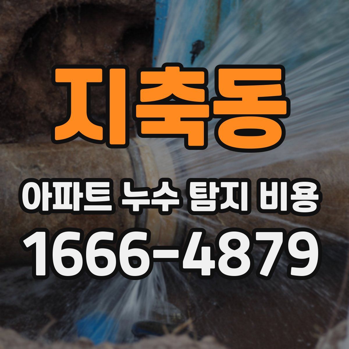 지축동 아파트 누수 탐지 비용