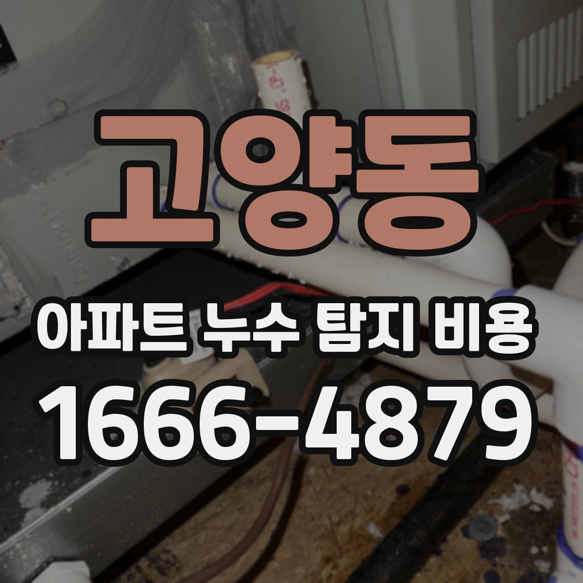 고양동 아파트 누수 탐지 비용