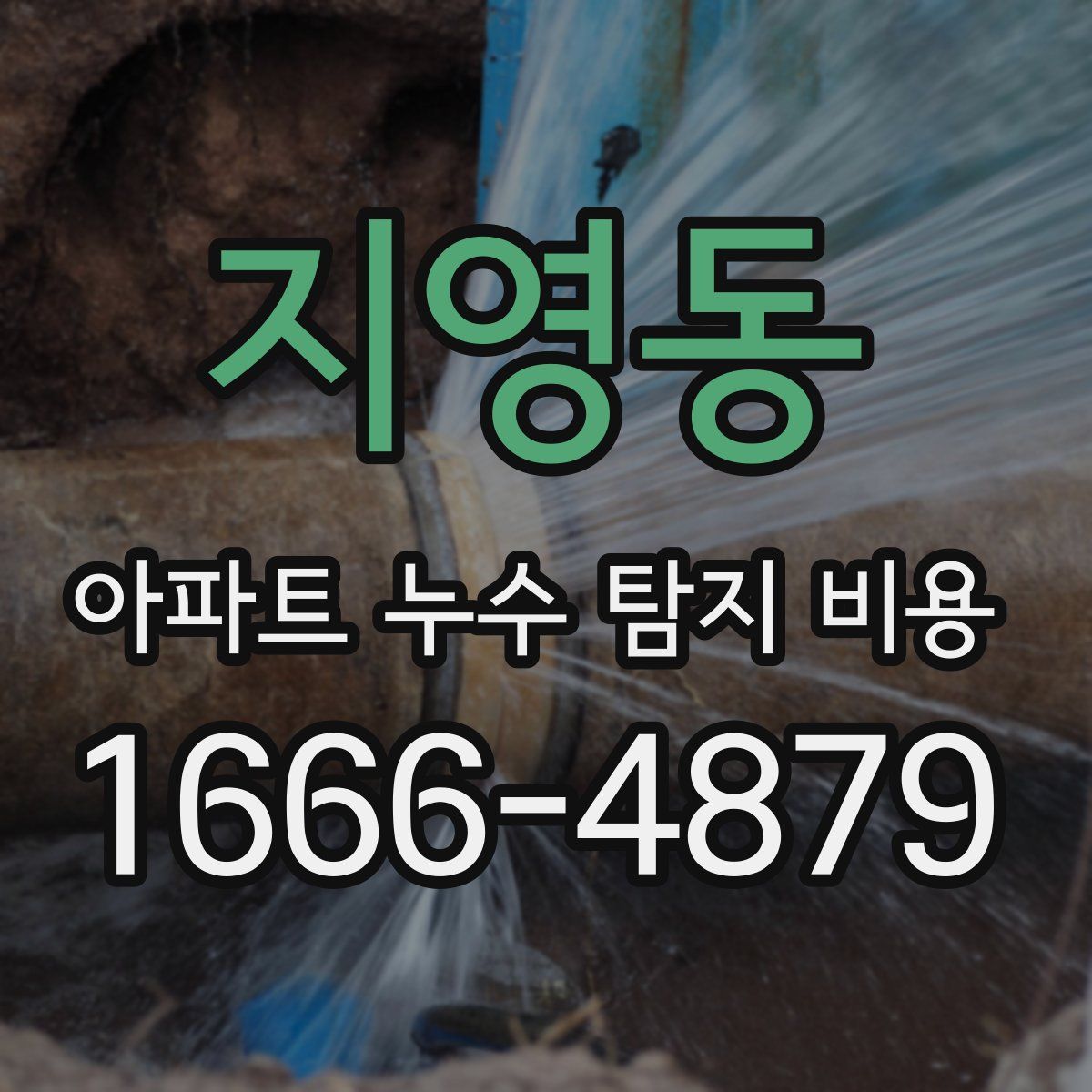 지영동 아파트 누수 탐지 비용
