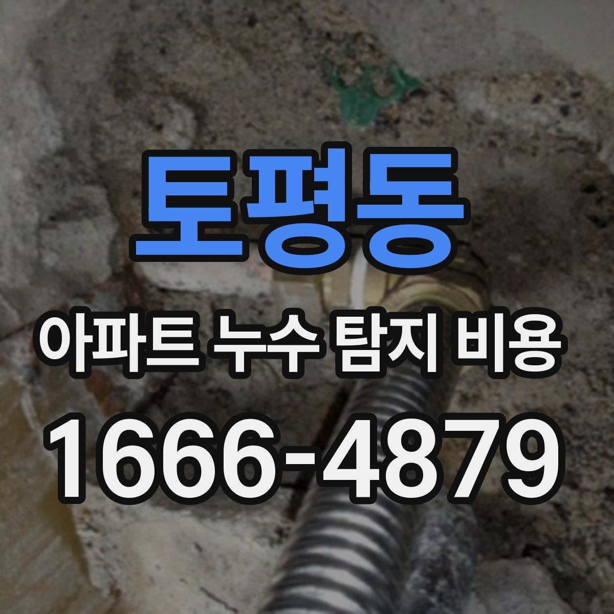 토평동 아파트 누수 탐지 비용