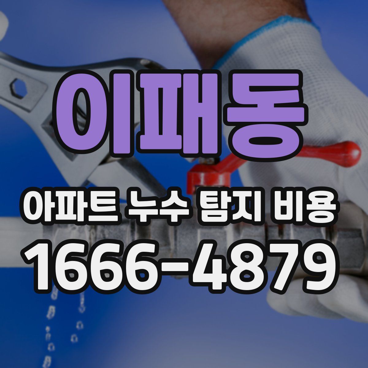 이패동 아파트 누수 탐지 비용