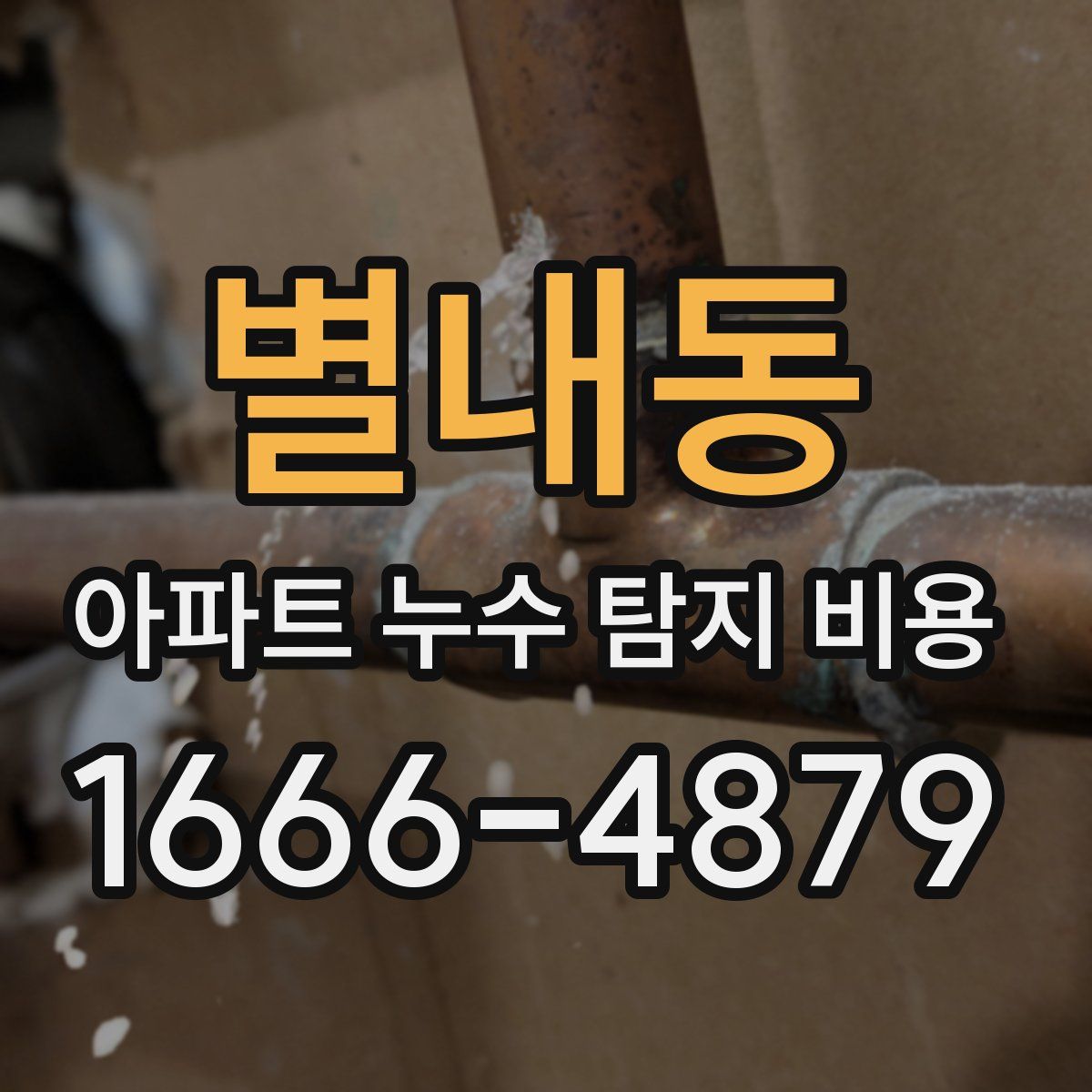 별내동 아파트 누수 탐지 비용
