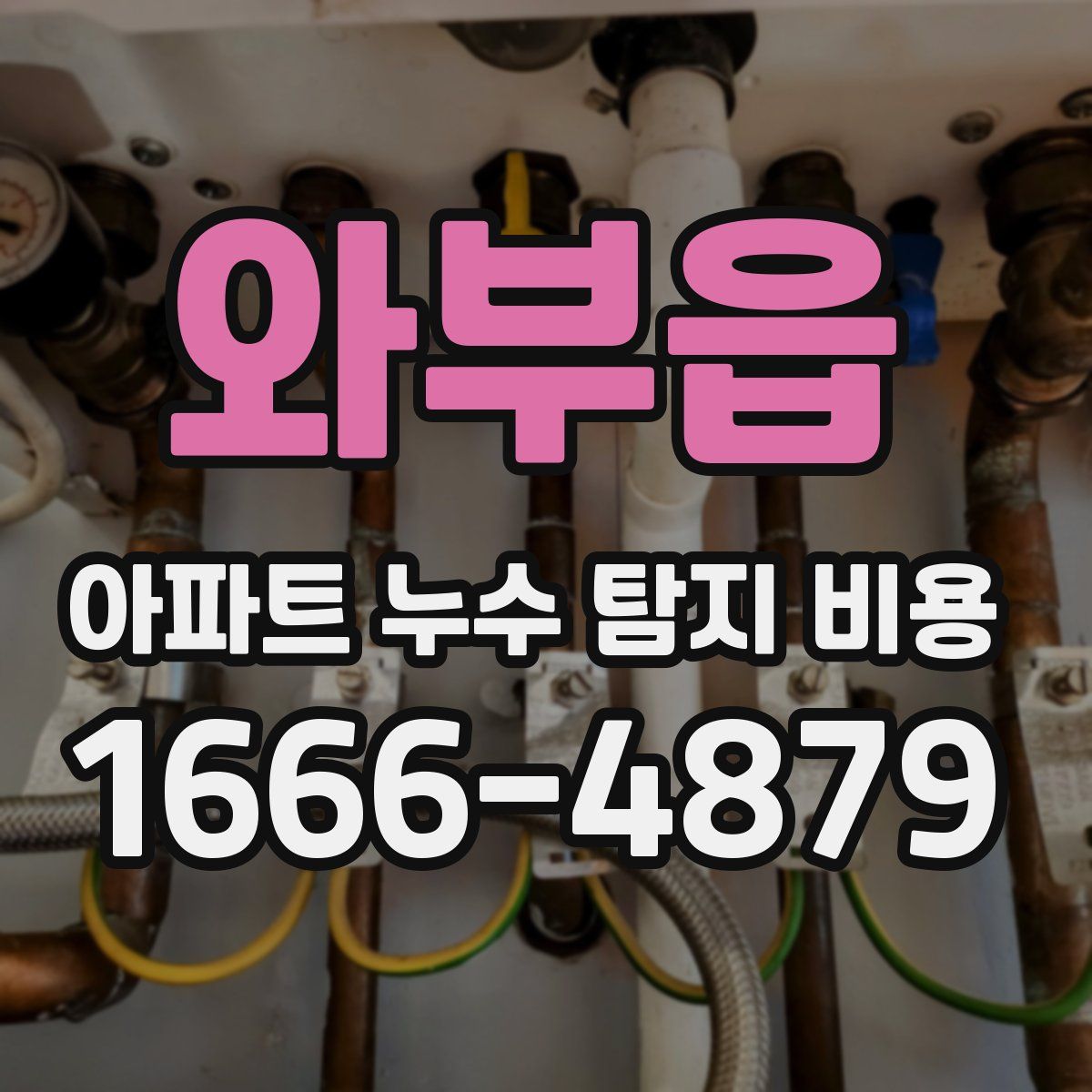 와부읍 아파트 누수 탐지 비용