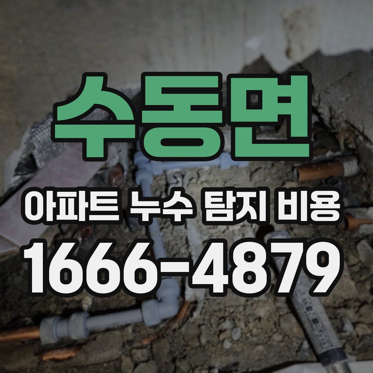 수동면 아파트 누수 탐지 비용