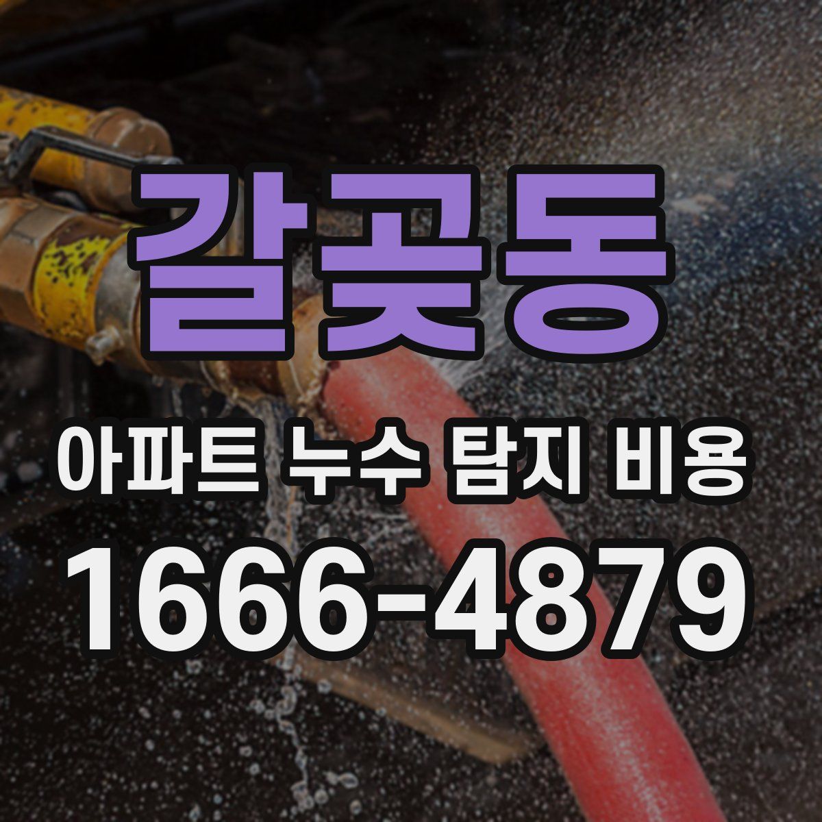 갈곶동 아파트 누수 탐지 비용