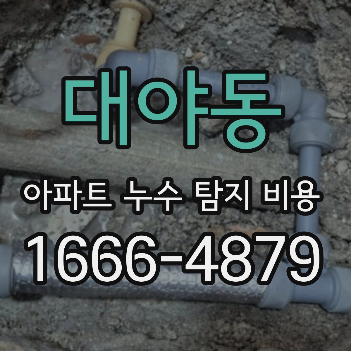 대야동 아파트 누수 탐지 비용