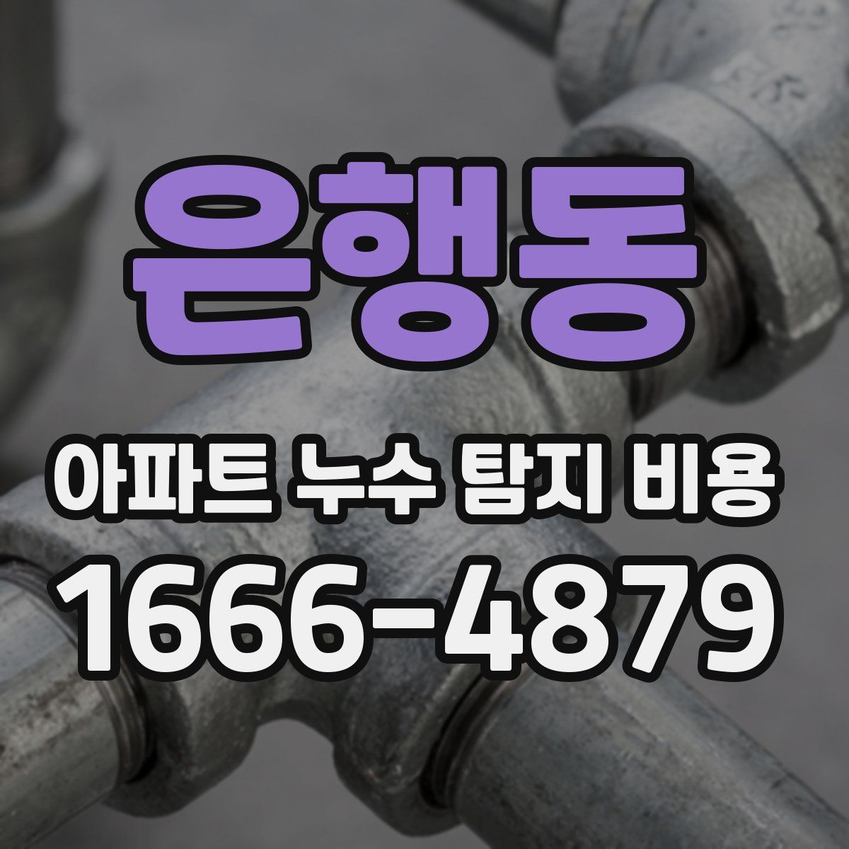 은행동 아파트 누수 탐지 비용