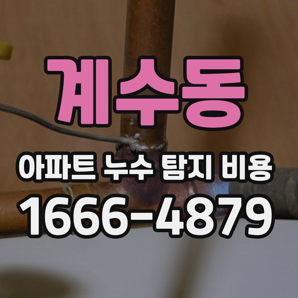 계수동 아파트 누수 탐지 비용