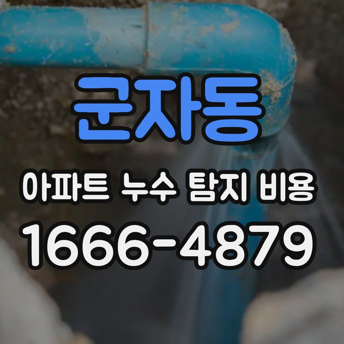 군자동 아파트 누수 탐지 비용