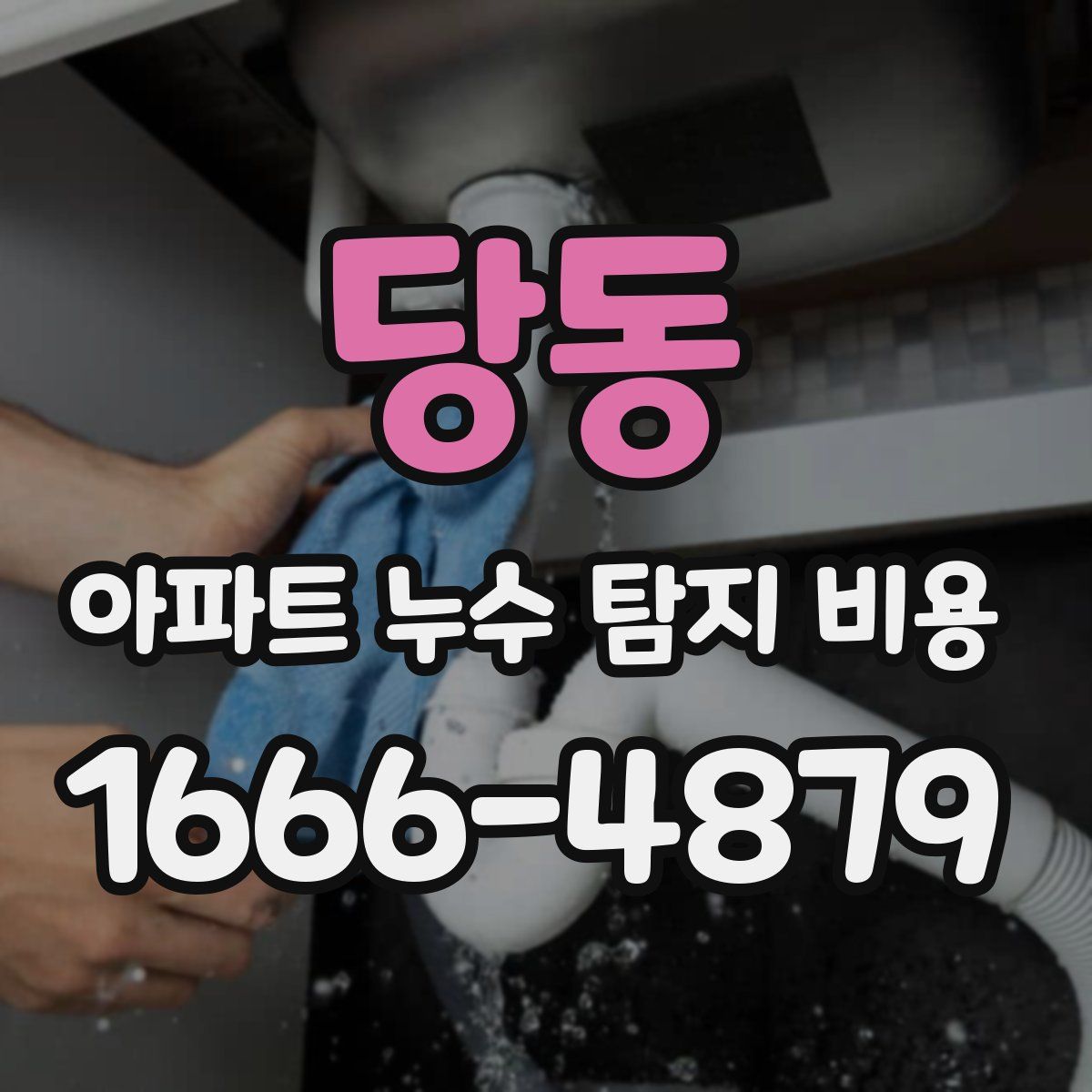 당동 아파트 누수 탐지 비용