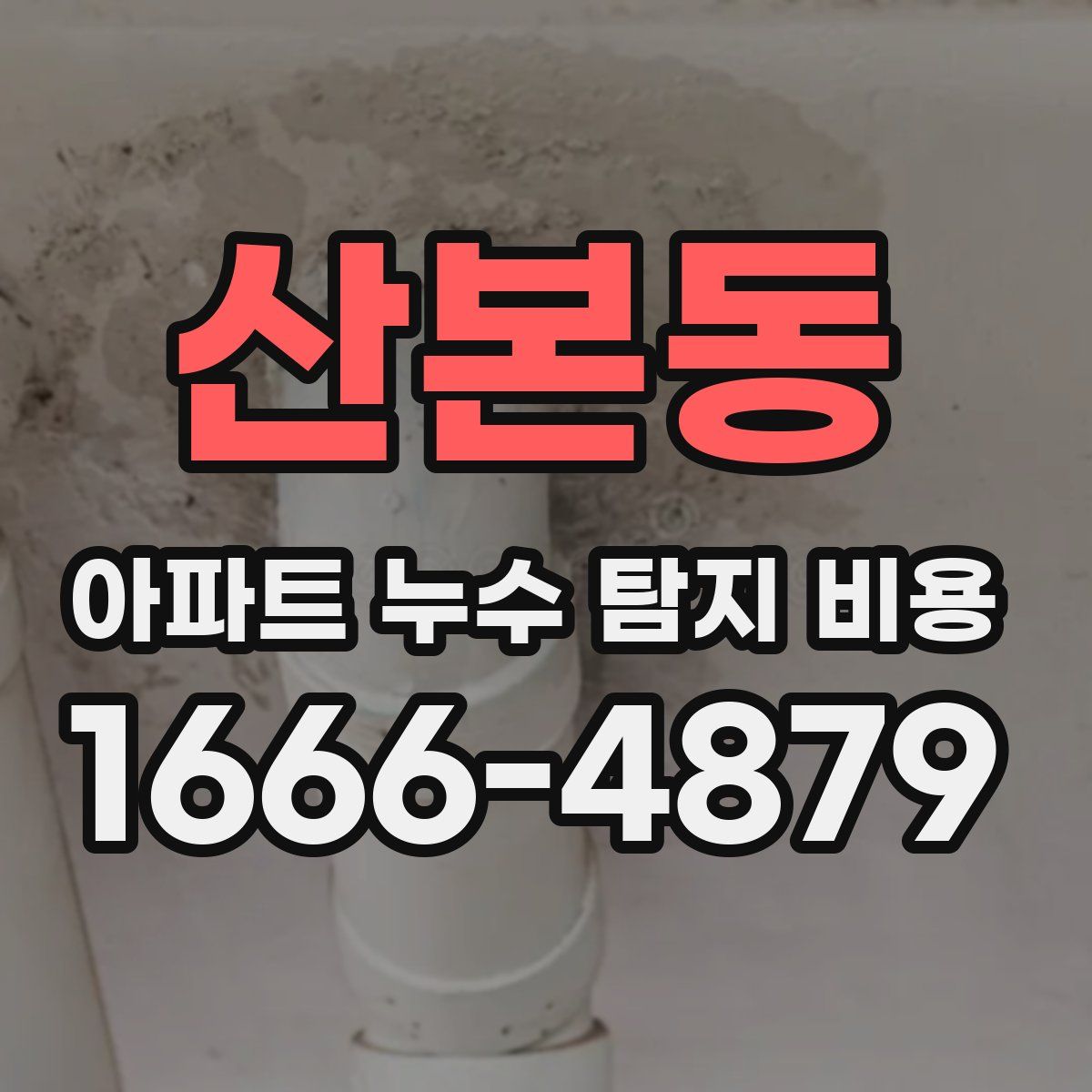 산본동 아파트 누수 탐지 비용