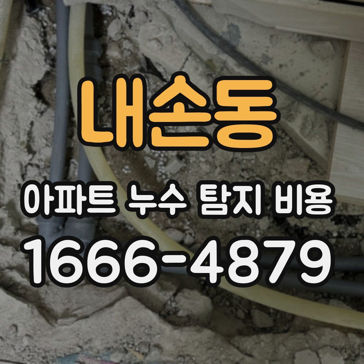 내손동 아파트 누수 탐지 비용