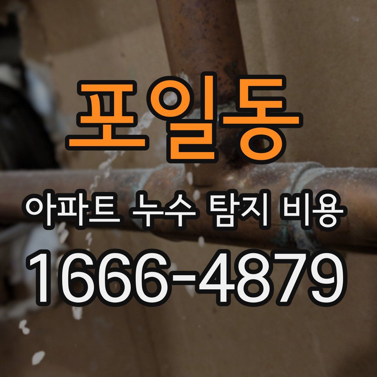 포일동 아파트 누수 탐지 비용