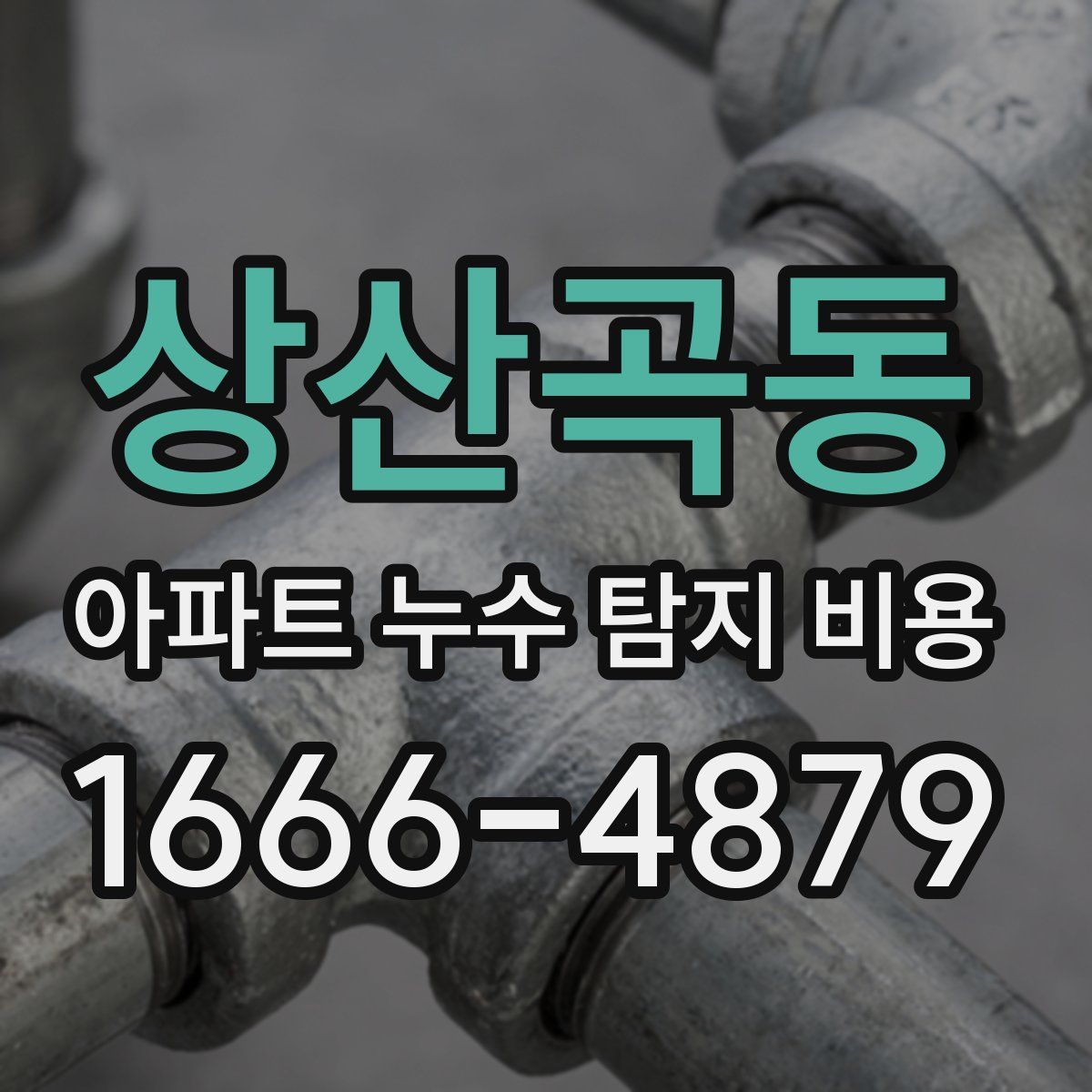 상산곡동 아파트 누수 탐지 비용