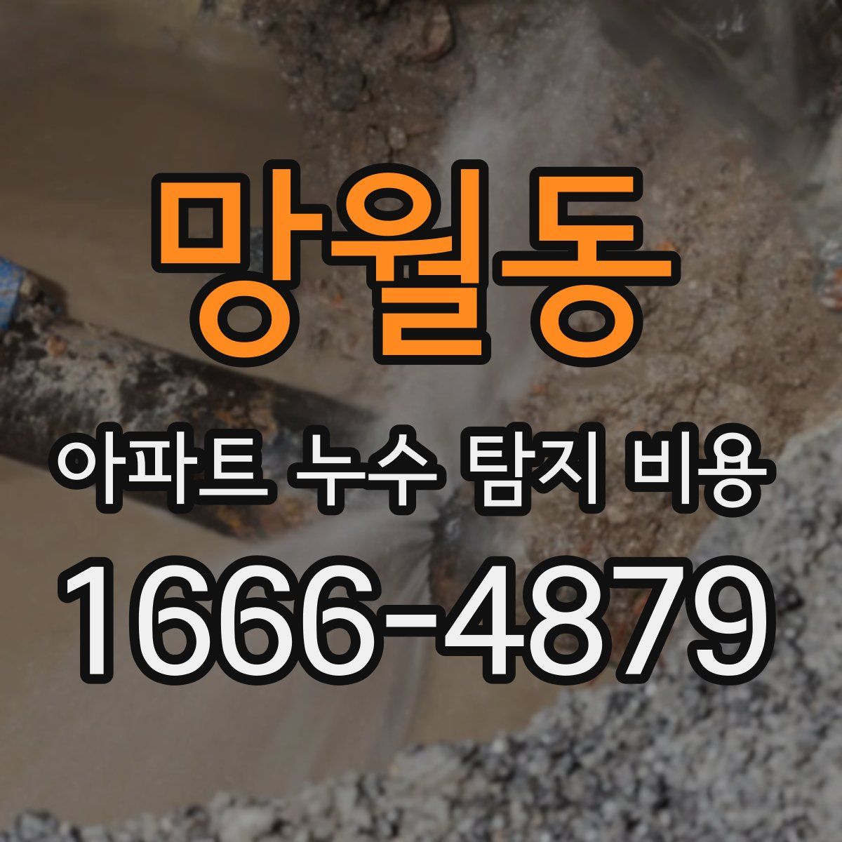 망월동 아파트 누수 탐지 비용
