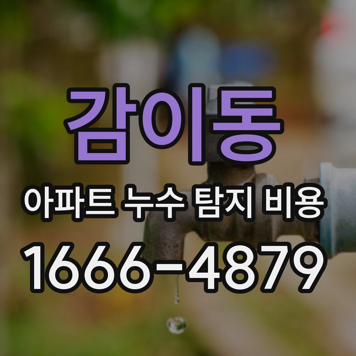 감이동 아파트 누수 탐지 비용