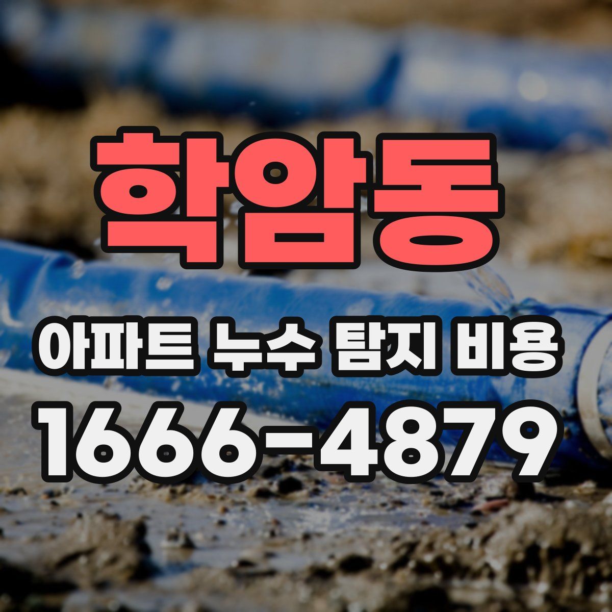 학암동 아파트 누수 탐지 비용