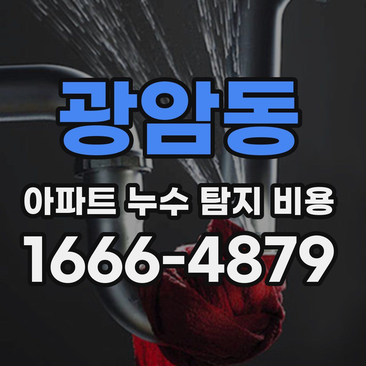광암동 아파트 누수 탐지 비용