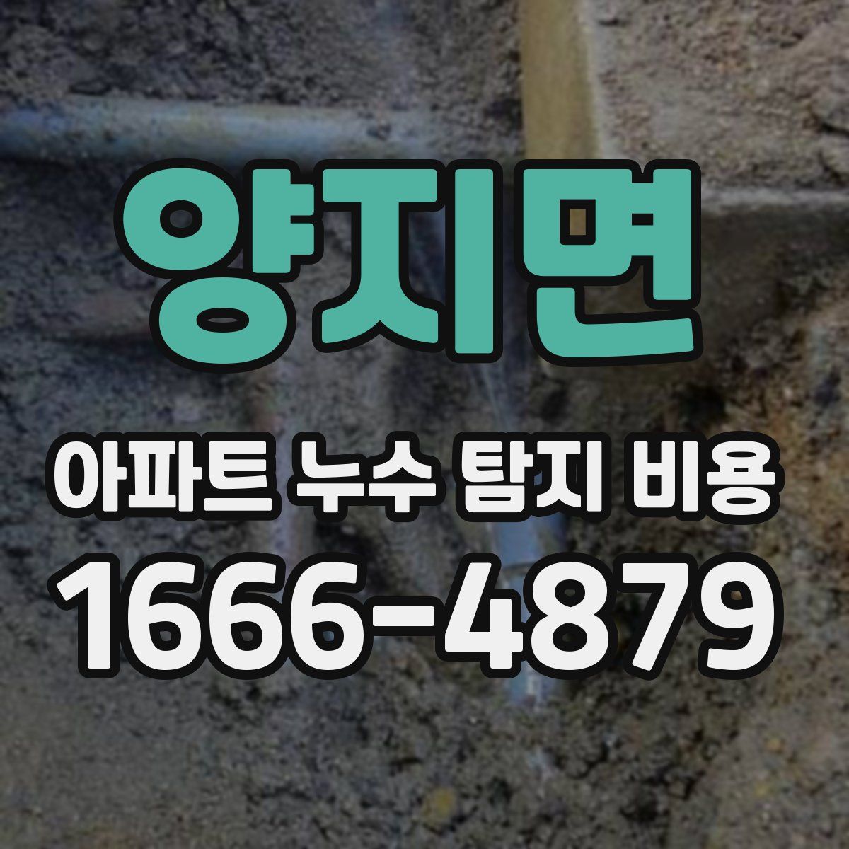 양지면 아파트 누수 탐지 비용