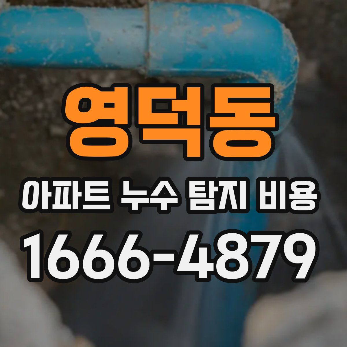영덕동 아파트 누수 탐지 비용