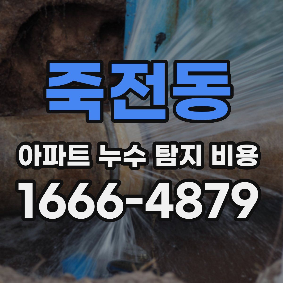 죽전동 아파트 누수 탐지 비용