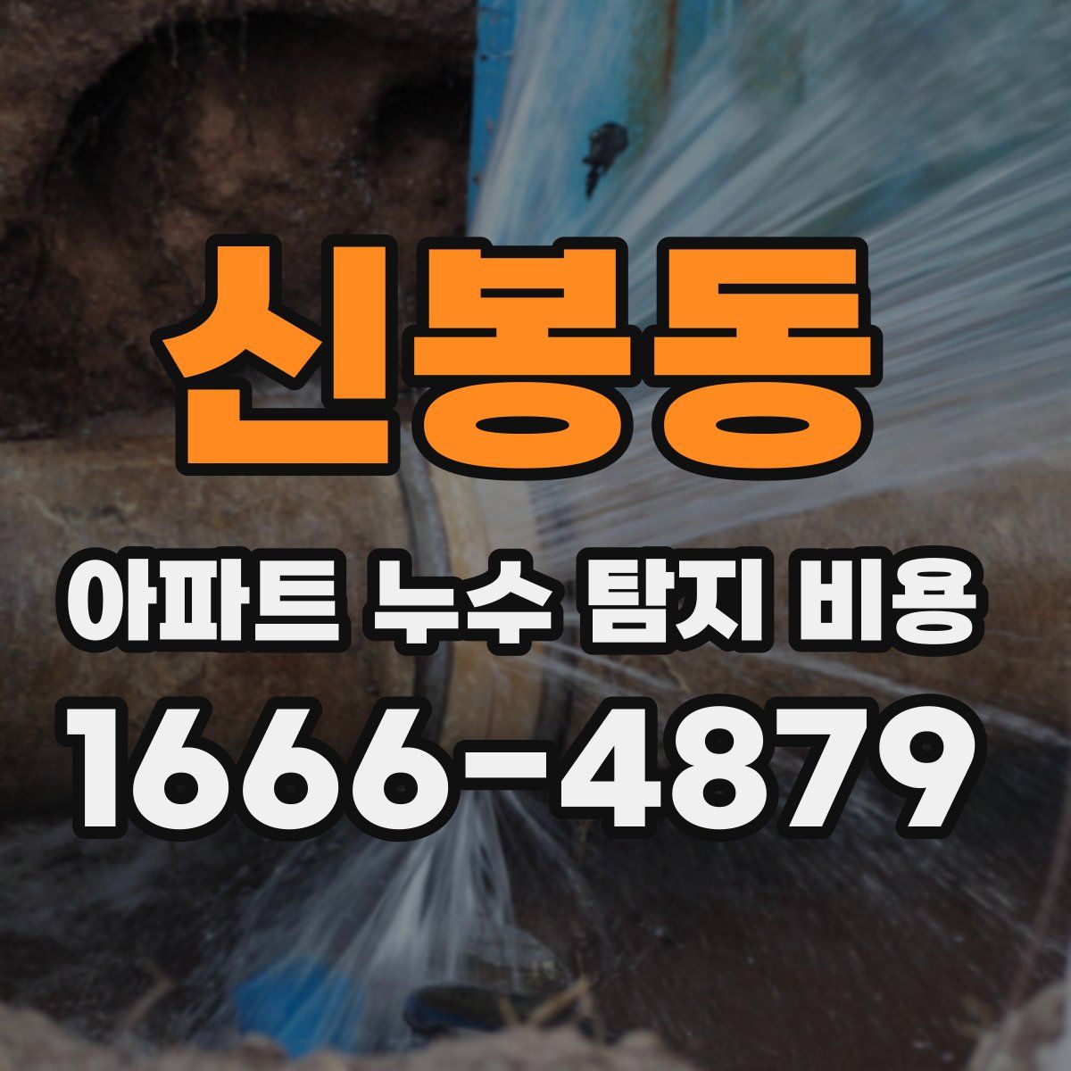 신봉동 아파트 누수 탐지 비용