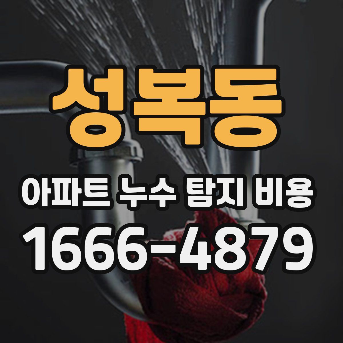 성복동 아파트 누수 탐지 비용