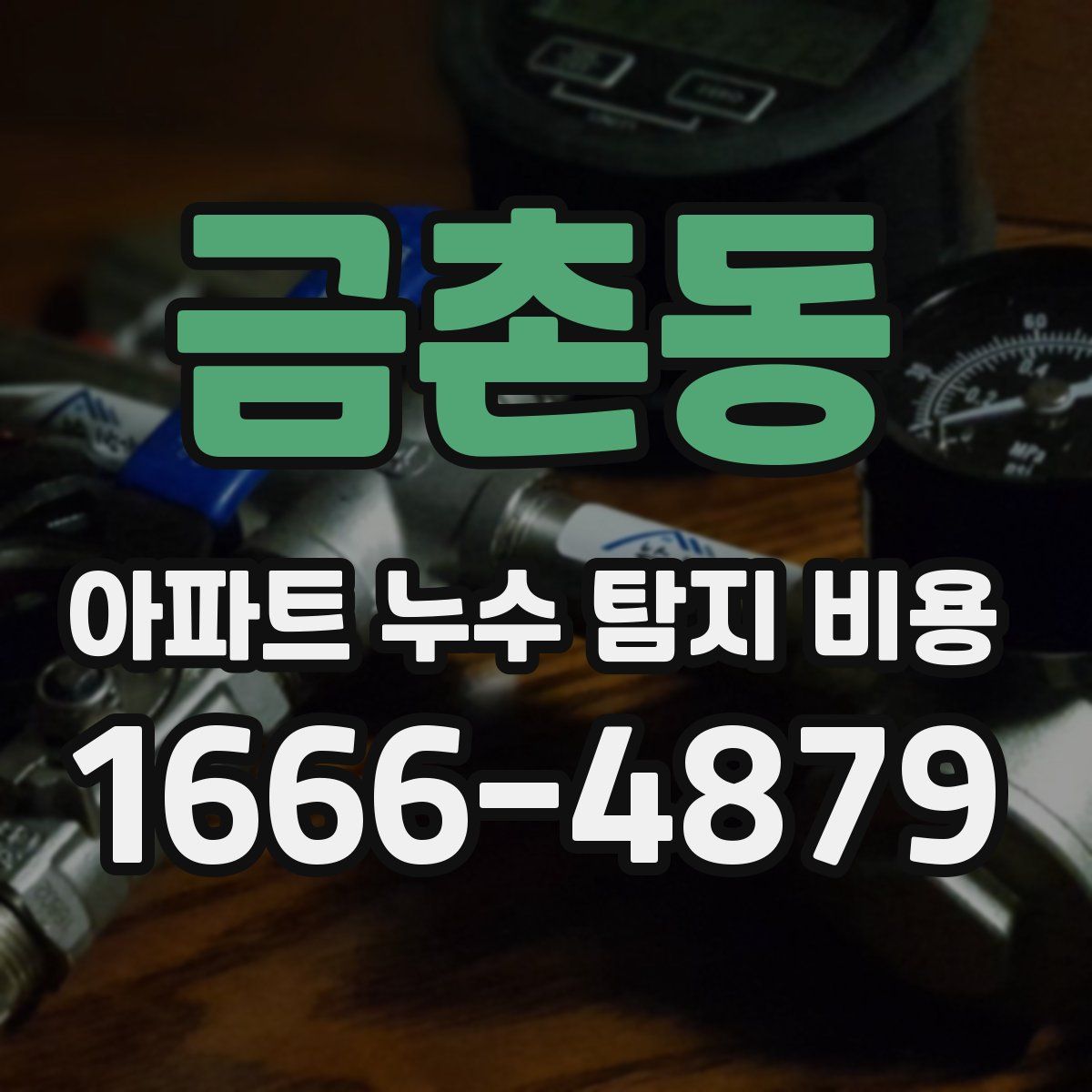 금촌동 아파트 누수 탐지 비용