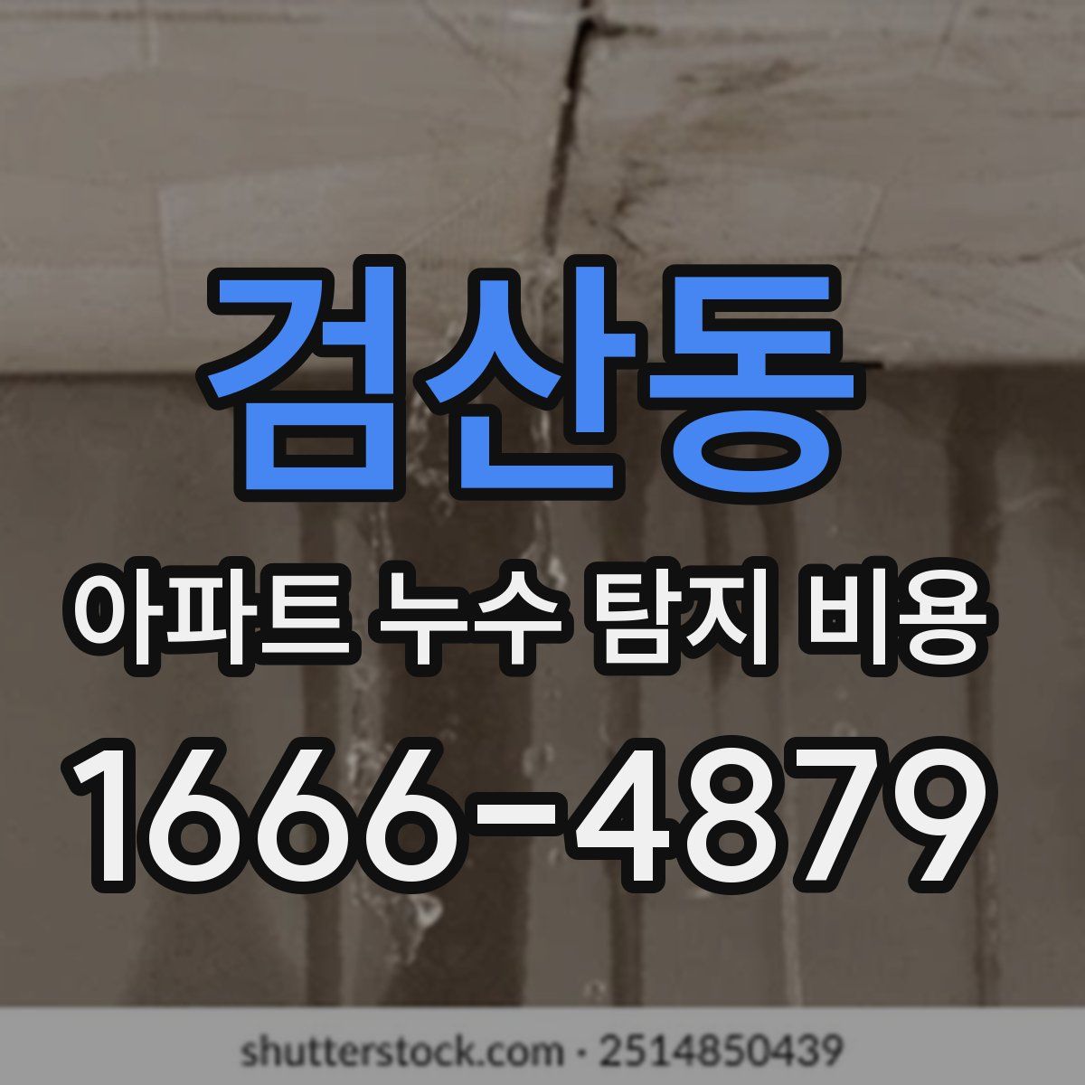 검산동 아파트 누수 탐지 비용