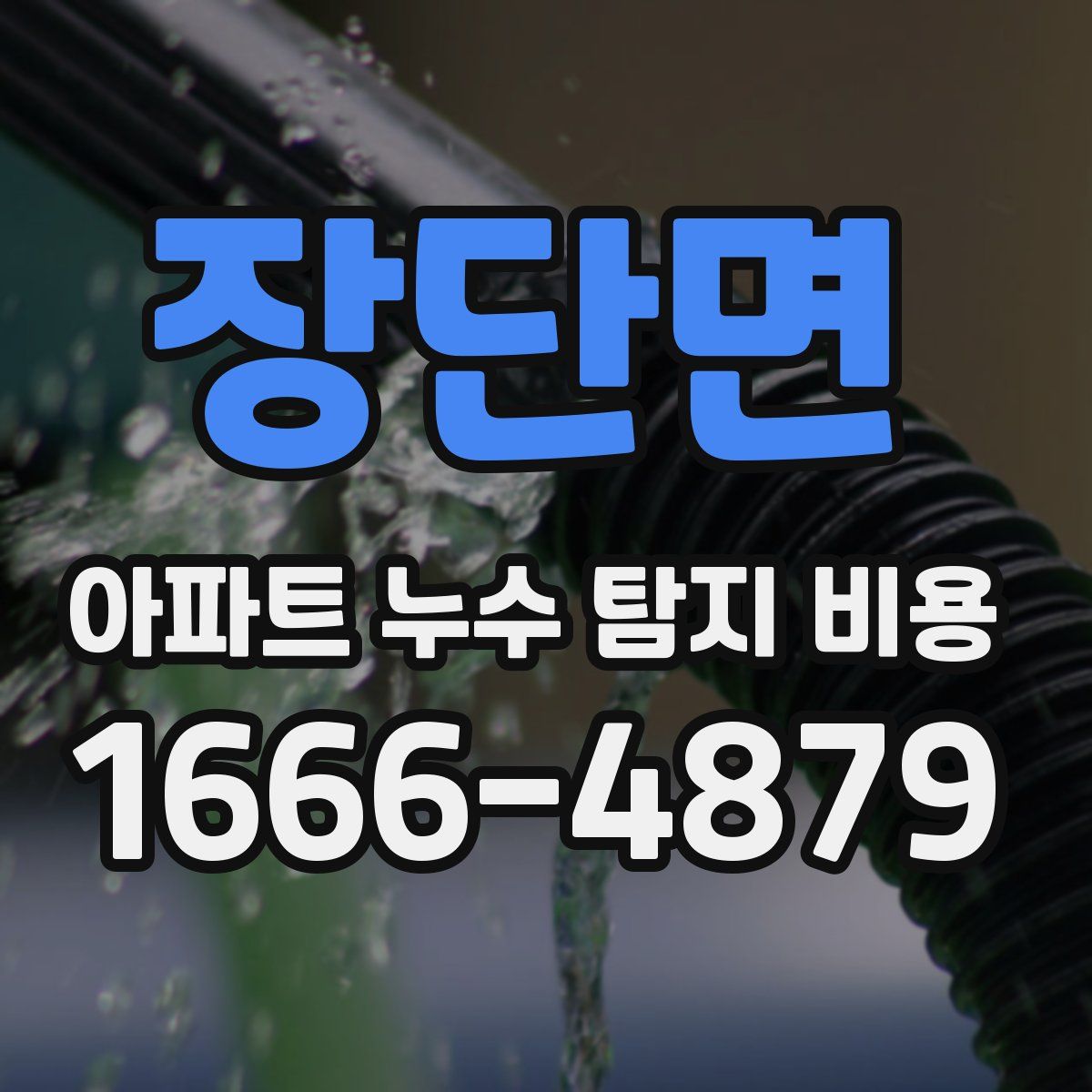 장단면 아파트 누수 탐지 비용