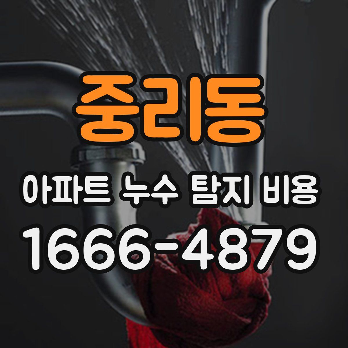 중리동 아파트 누수 탐지 비용