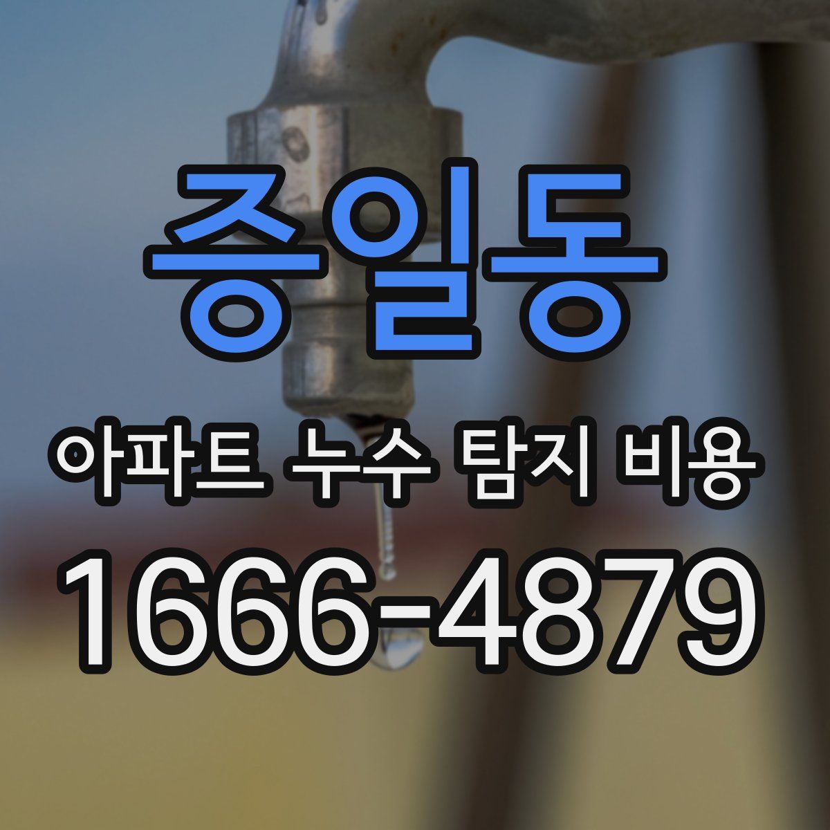 증일동 아파트 누수 탐지 비용