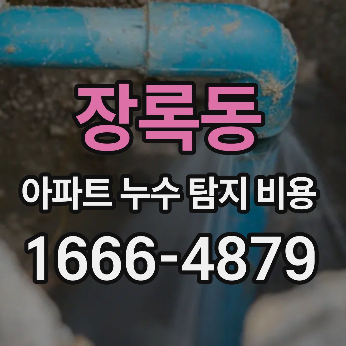 장록동 아파트 누수 탐지 비용