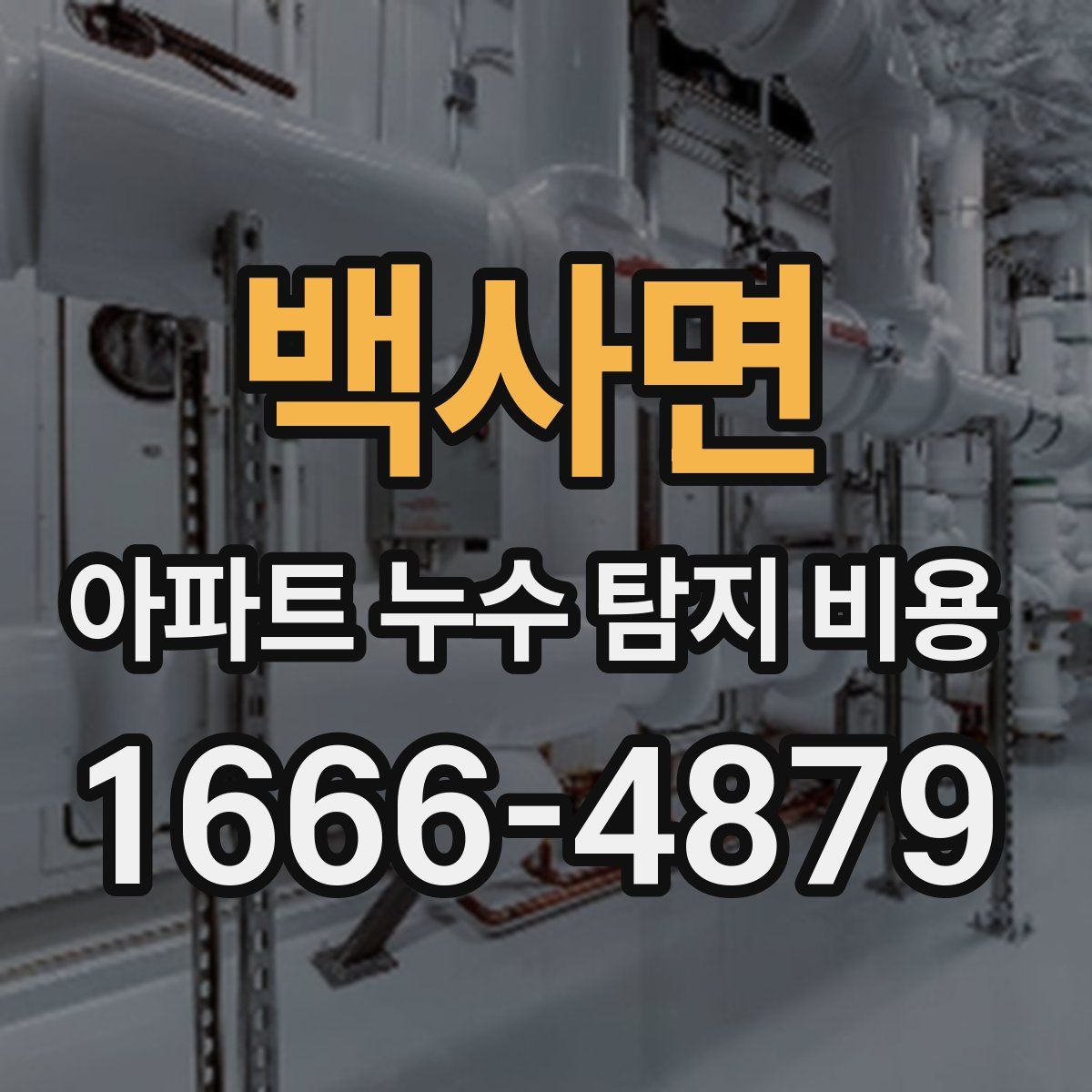 백사면 아파트 누수 탐지 비용
