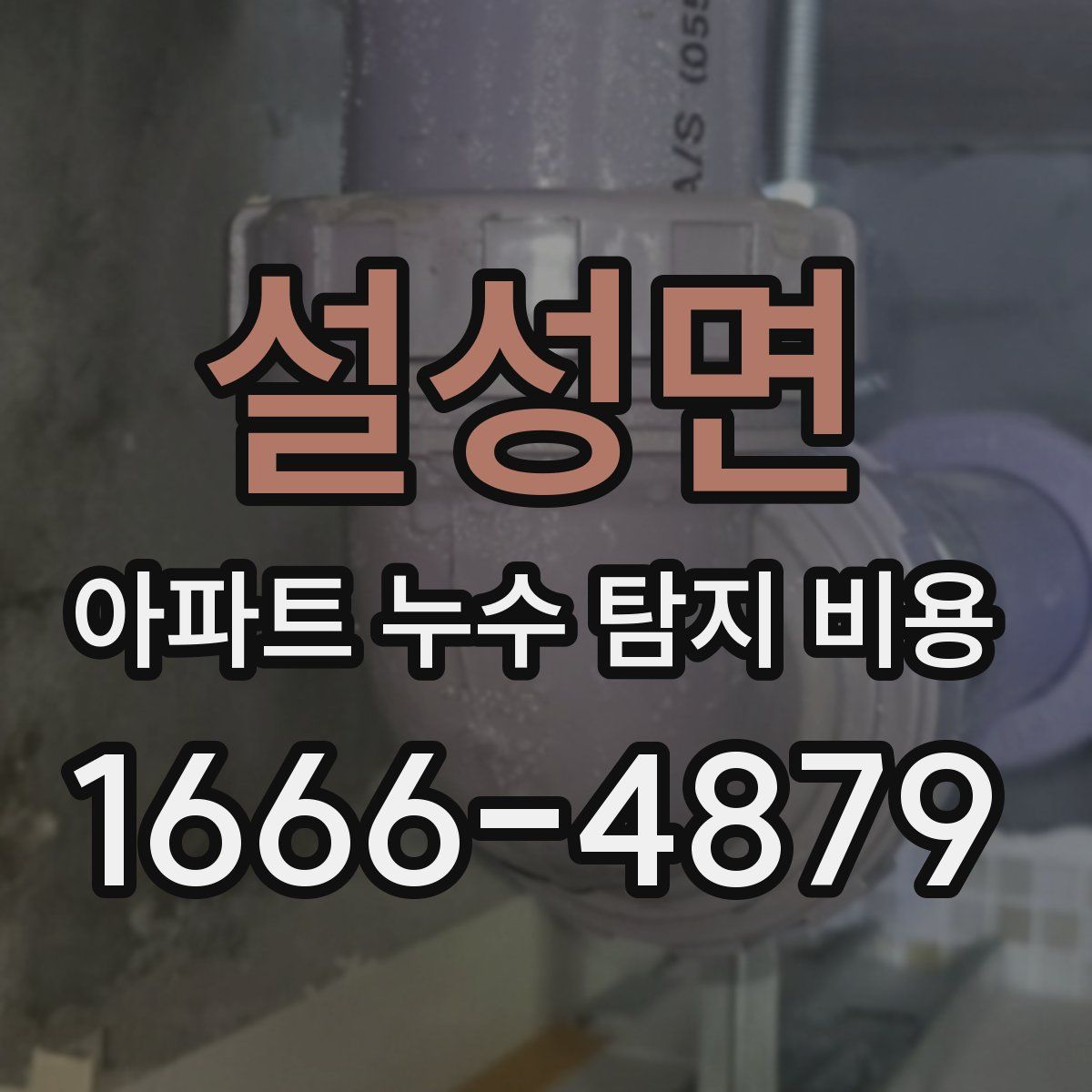 설성면 아파트 누수 탐지 비용