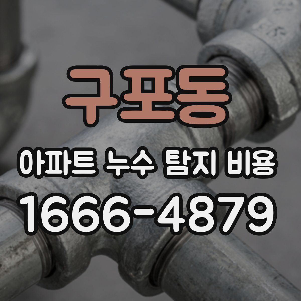 구포동 아파트 누수 탐지 비용