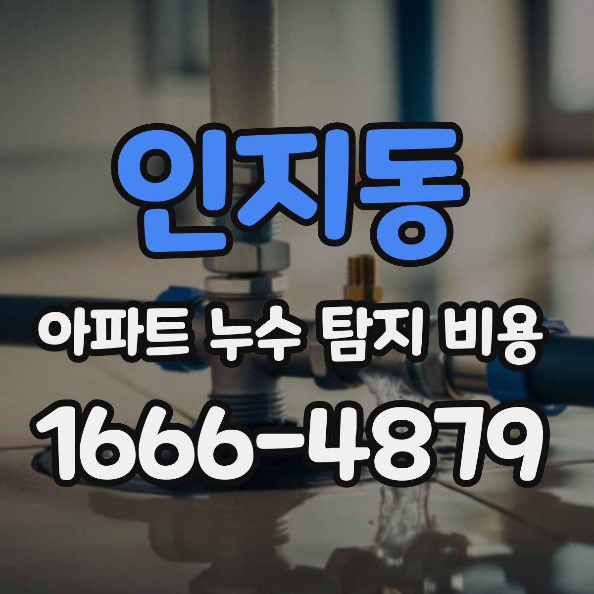 인지동 아파트 누수 탐지 비용