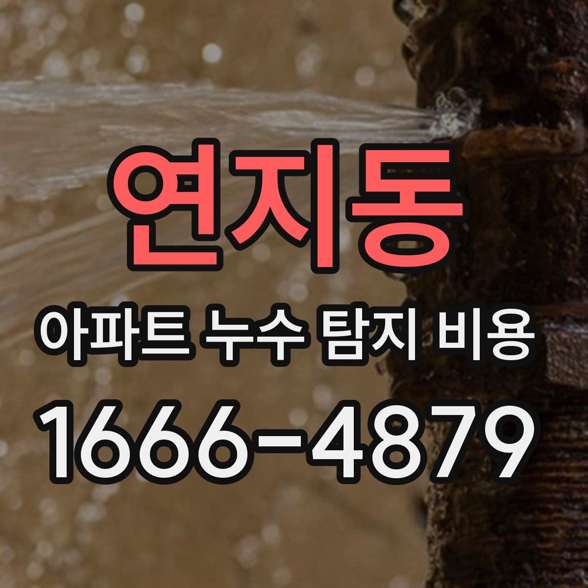 연지동 아파트 누수 탐지 비용
