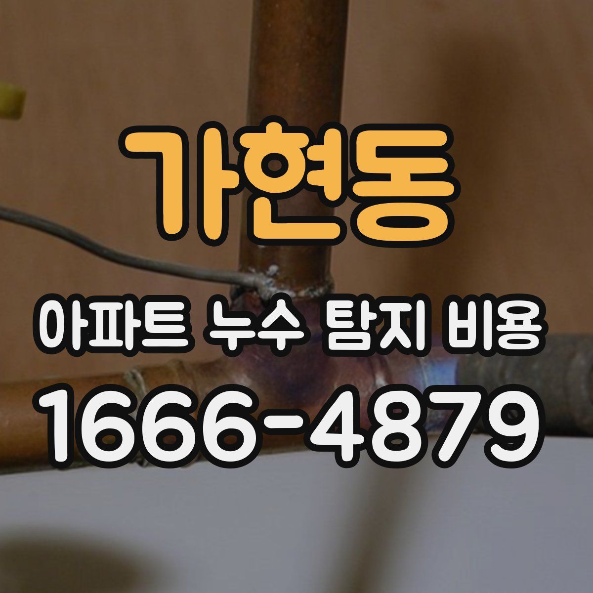 가현동 아파트 누수 탐지 비용