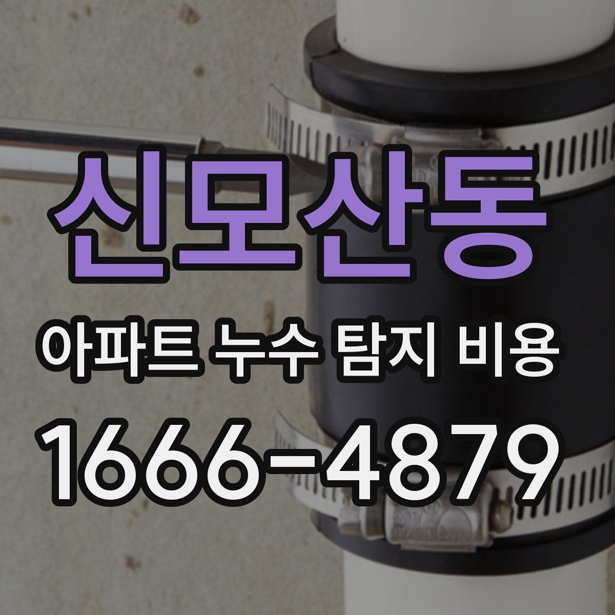 신모산동 아파트 누수 탐지 비용