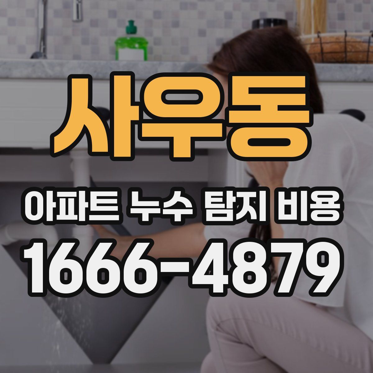 사우동 아파트 누수 탐지 비용