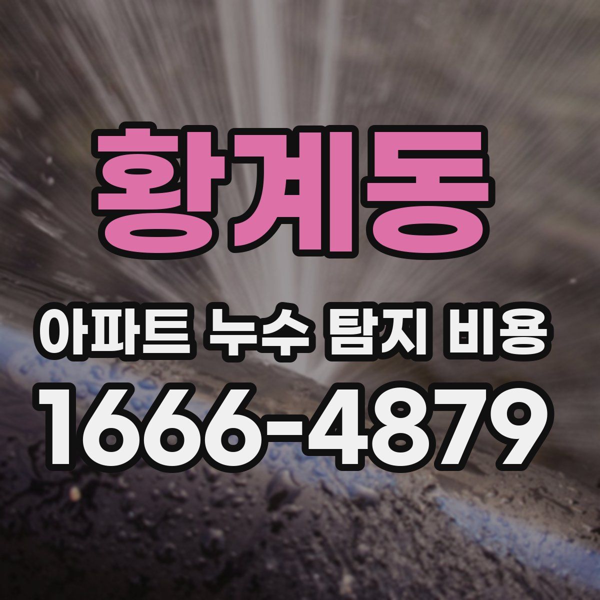 황계동 아파트 누수 탐지 비용