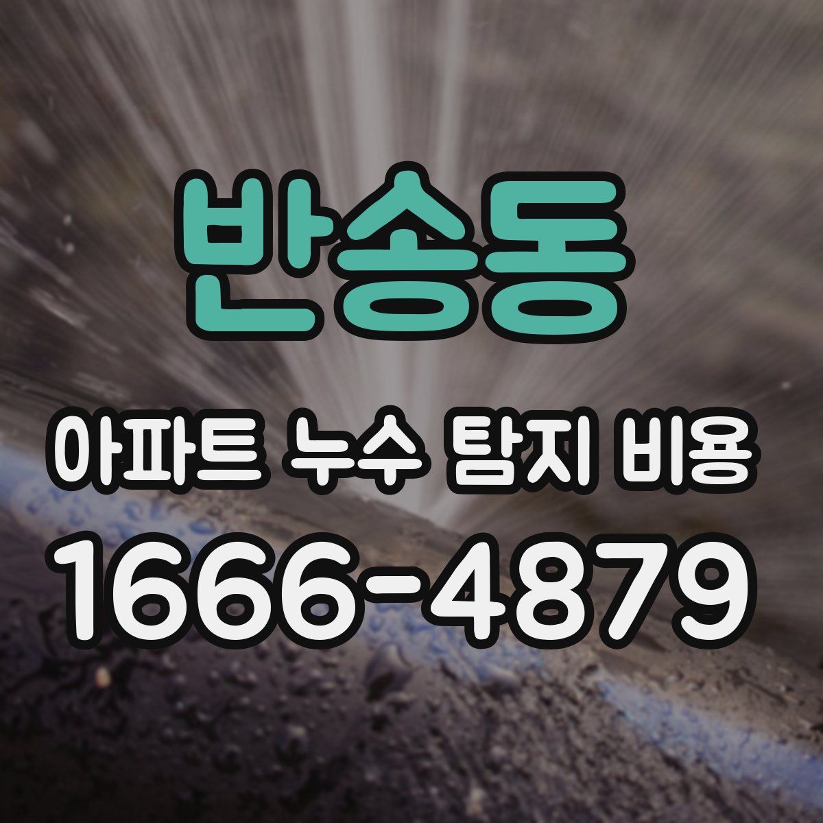 반송동 아파트 누수 탐지 비용