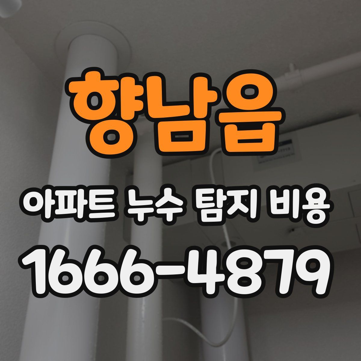 향남읍 아파트 누수 탐지 비용