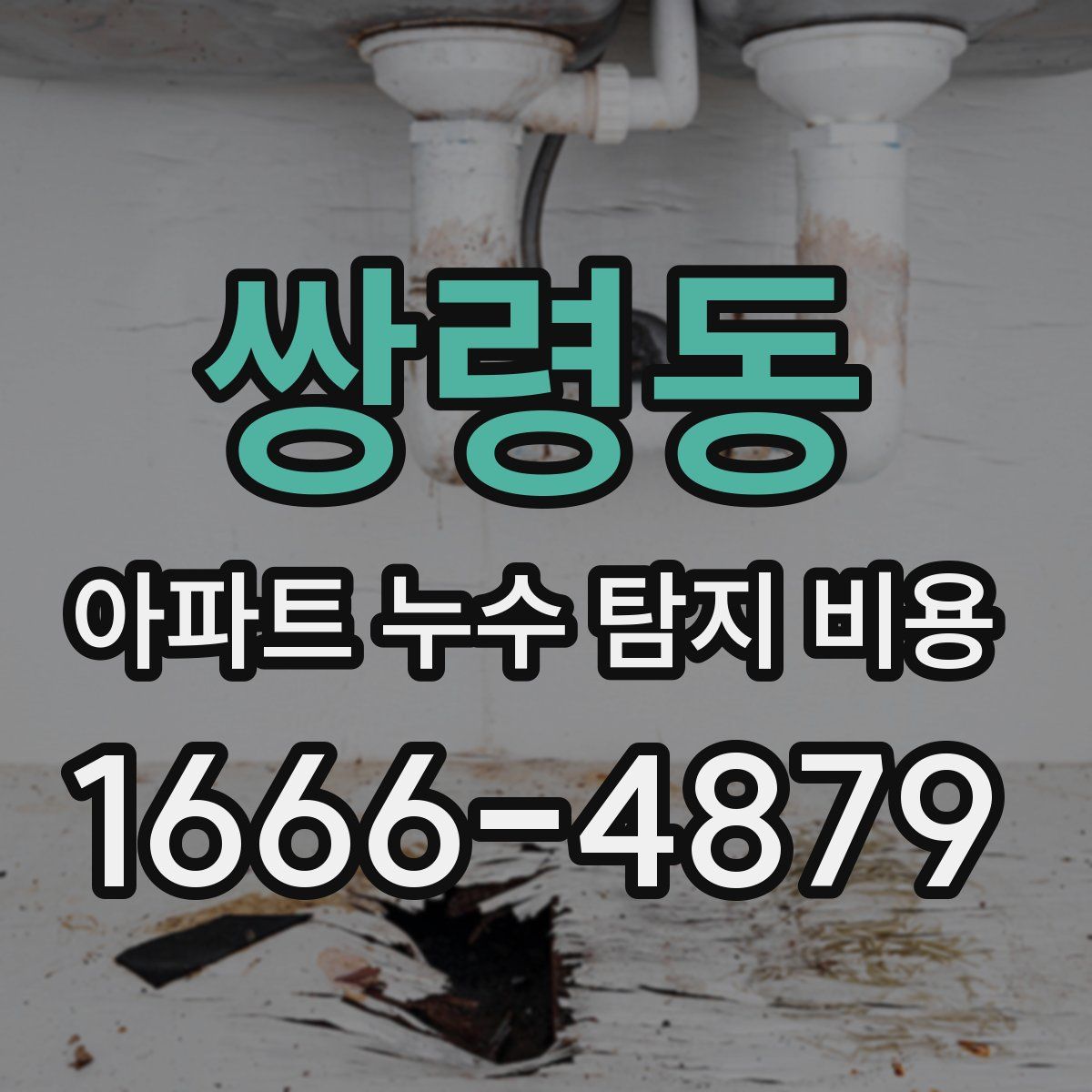 쌍령동 아파트 누수 탐지 비용