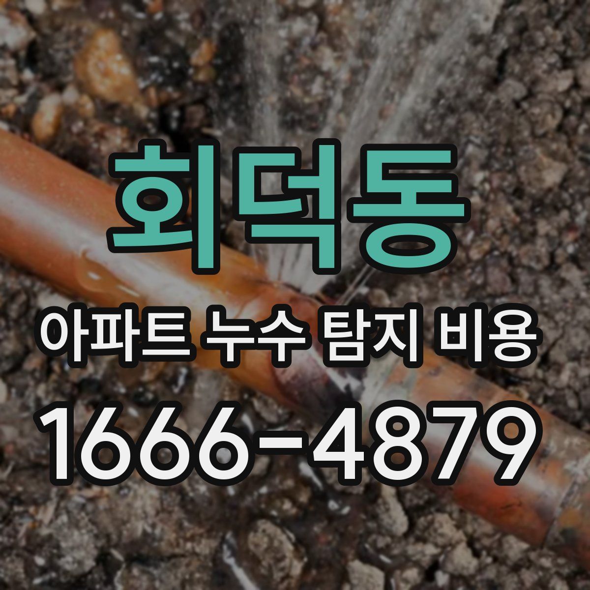 회덕동 아파트 누수 탐지 비용