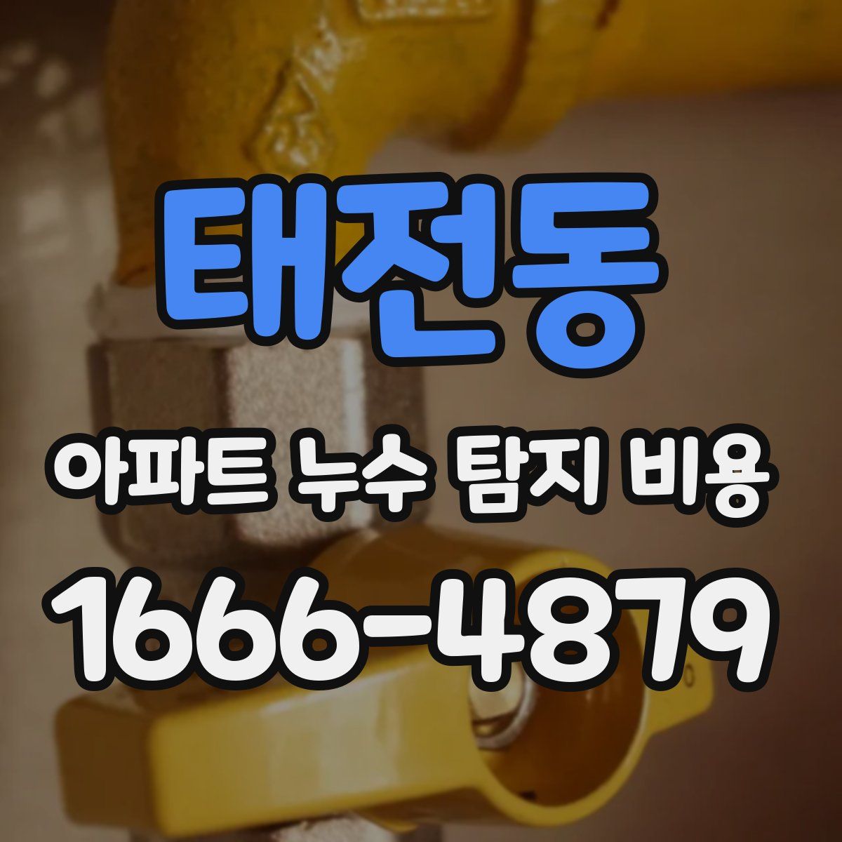 태전동 아파트 누수 탐지 비용