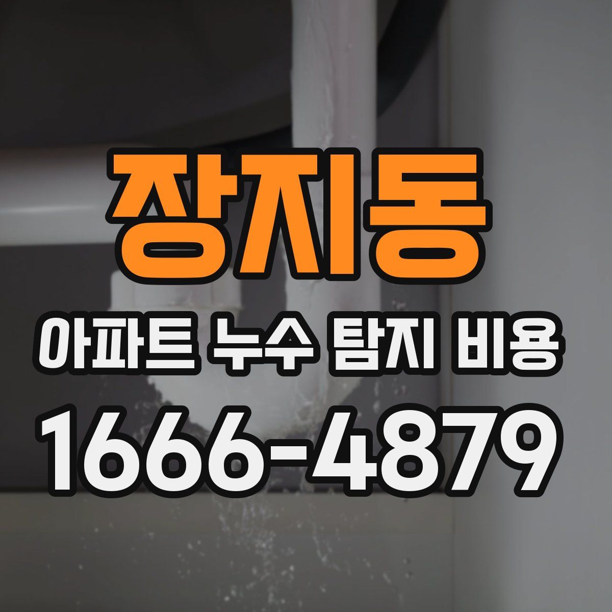 장지동 아파트 누수 탐지 비용