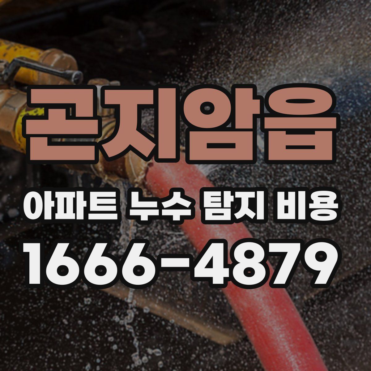 곤지암읍 아파트 누수 탐지 비용